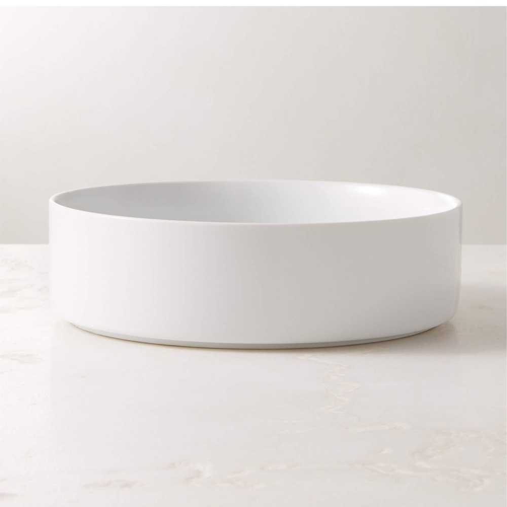 CB2 Frank White Serving Bowl